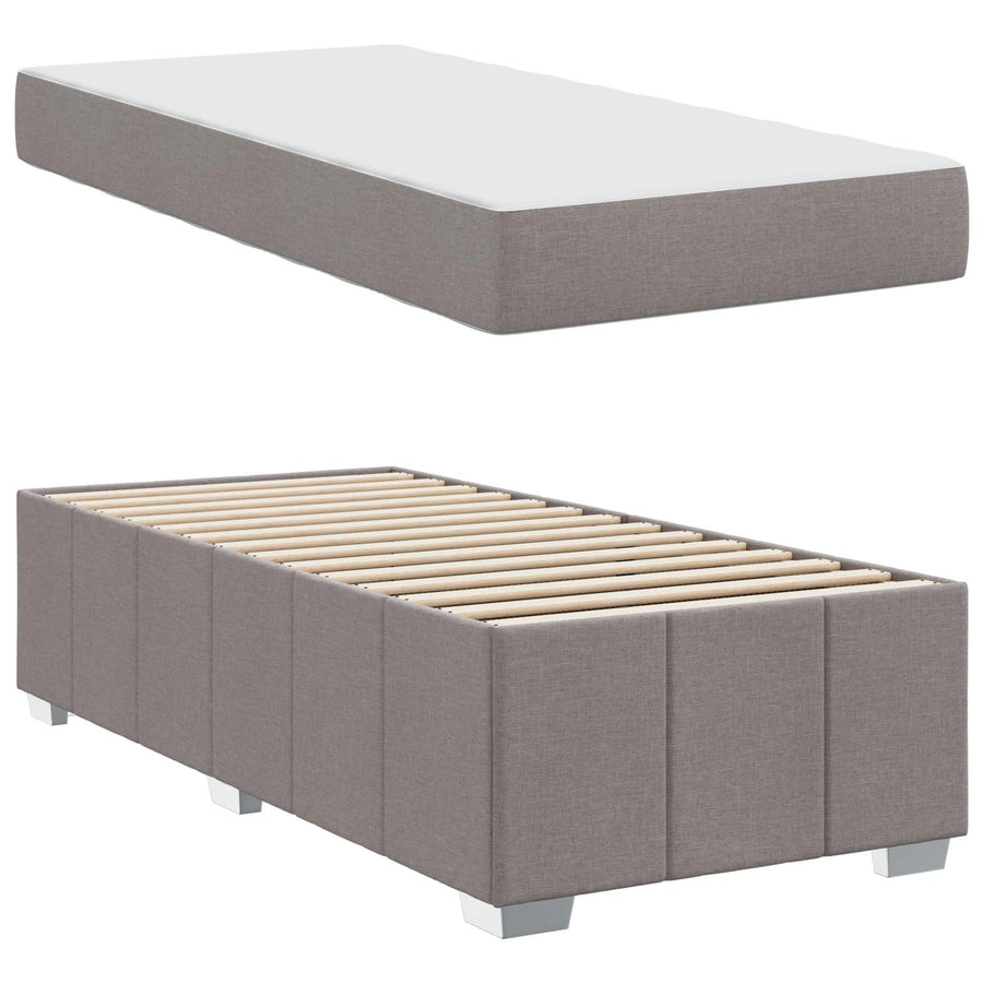 Bedframe Met Matras Stof 100 x 200 cm