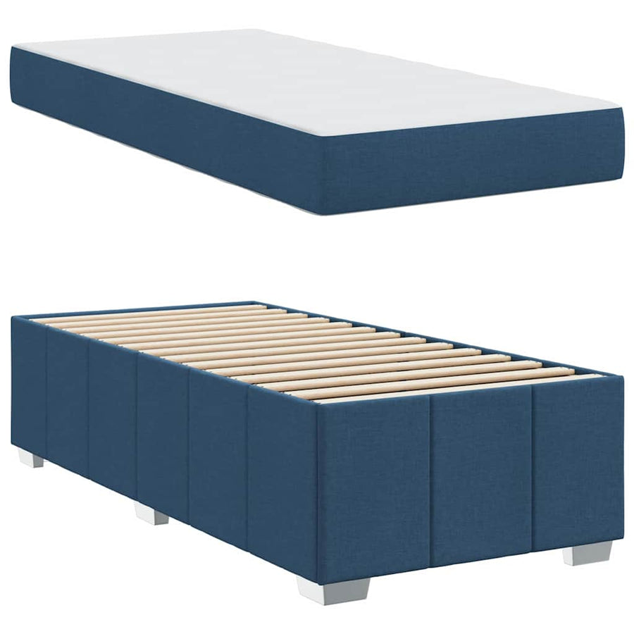 Bedframe Blauw 100 x 200 cm Stof