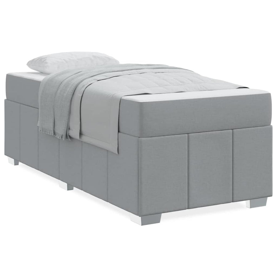 Bedframe Lichtgrijs 120 x 190 cm Stof