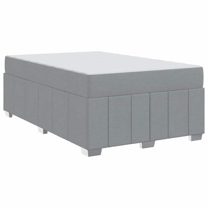 Bedframe Met Matras Lichtgrijs 120 X 200 Cm Stof