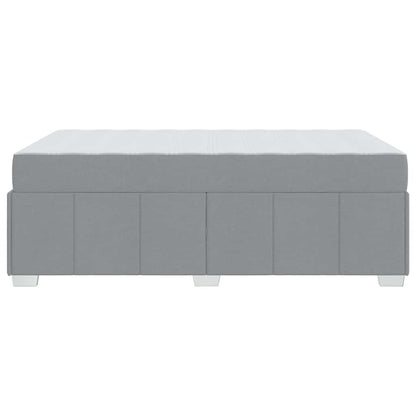 Bedframe Met Matras Lichtgrijs 120 X 200 Cm Stof