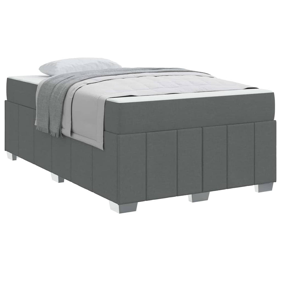 Bedframe Donkergrijs 120 x 200 cm Stof