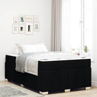 Bedframe 120x200 cm stof zwart