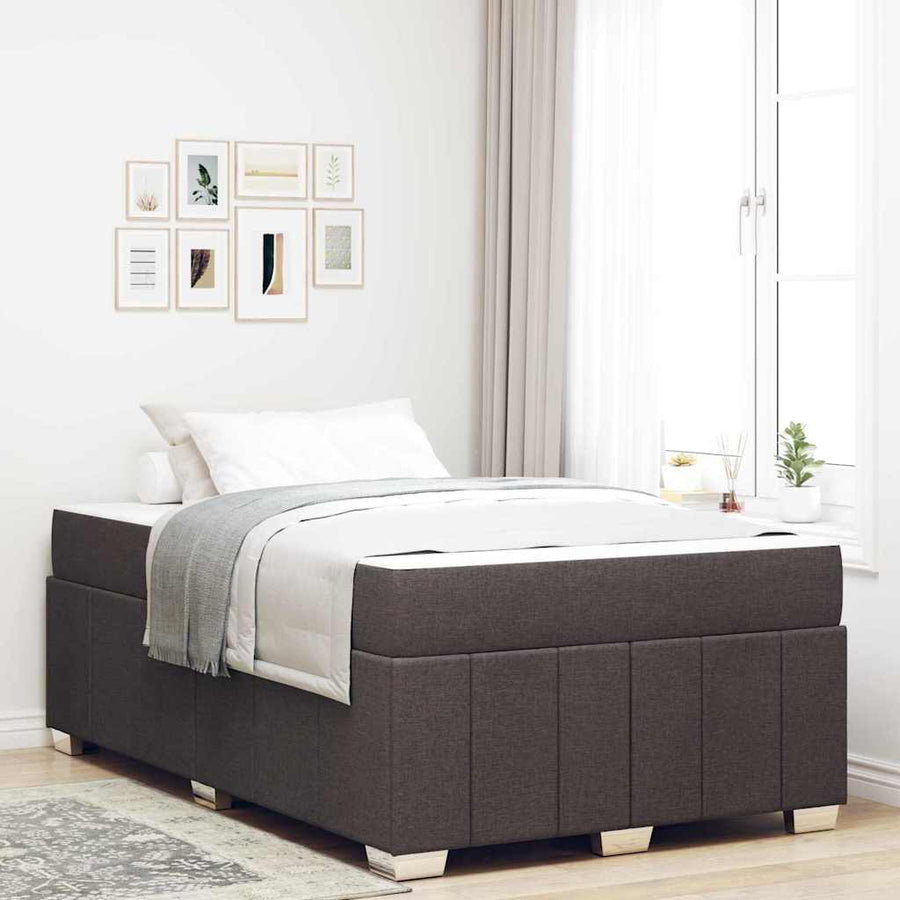 Bedframe Donkerbruin 120 x 200 cm Stof