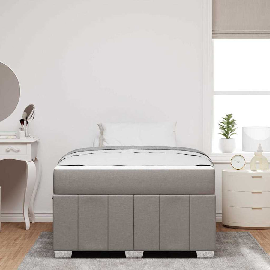 Bedframe Taupe 120 x 200 cm Stof