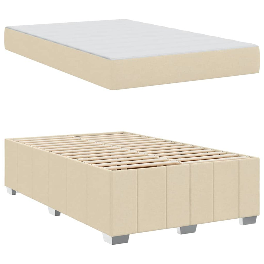 Bedframe Met Matras Stof 120 x 200 cm