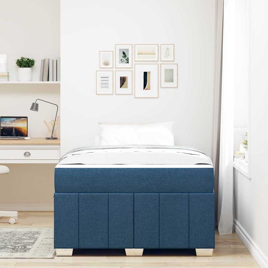 Bedframe Met Matras Stof 120 x 200 cm