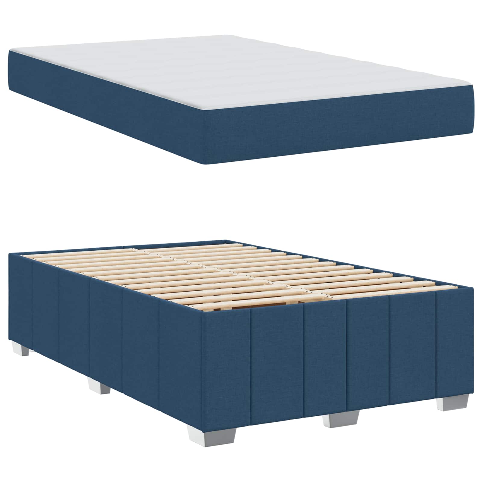 Bedframe Met Matras Stof 120 x 200 cm