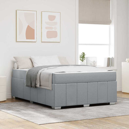 Bedframe Lichtgrijs 140 x 200 cm Stof