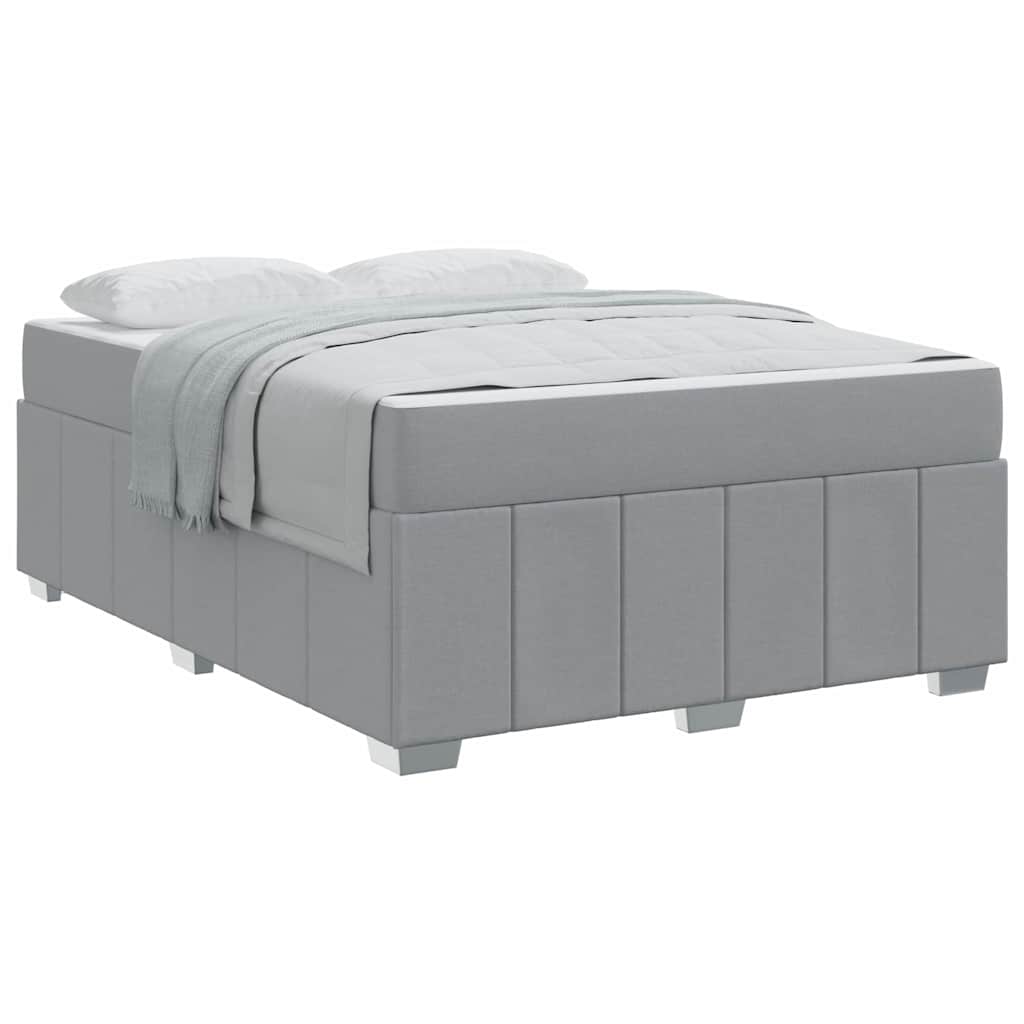 Bedframe Lichtgrijs 140 x 200 cm Stof