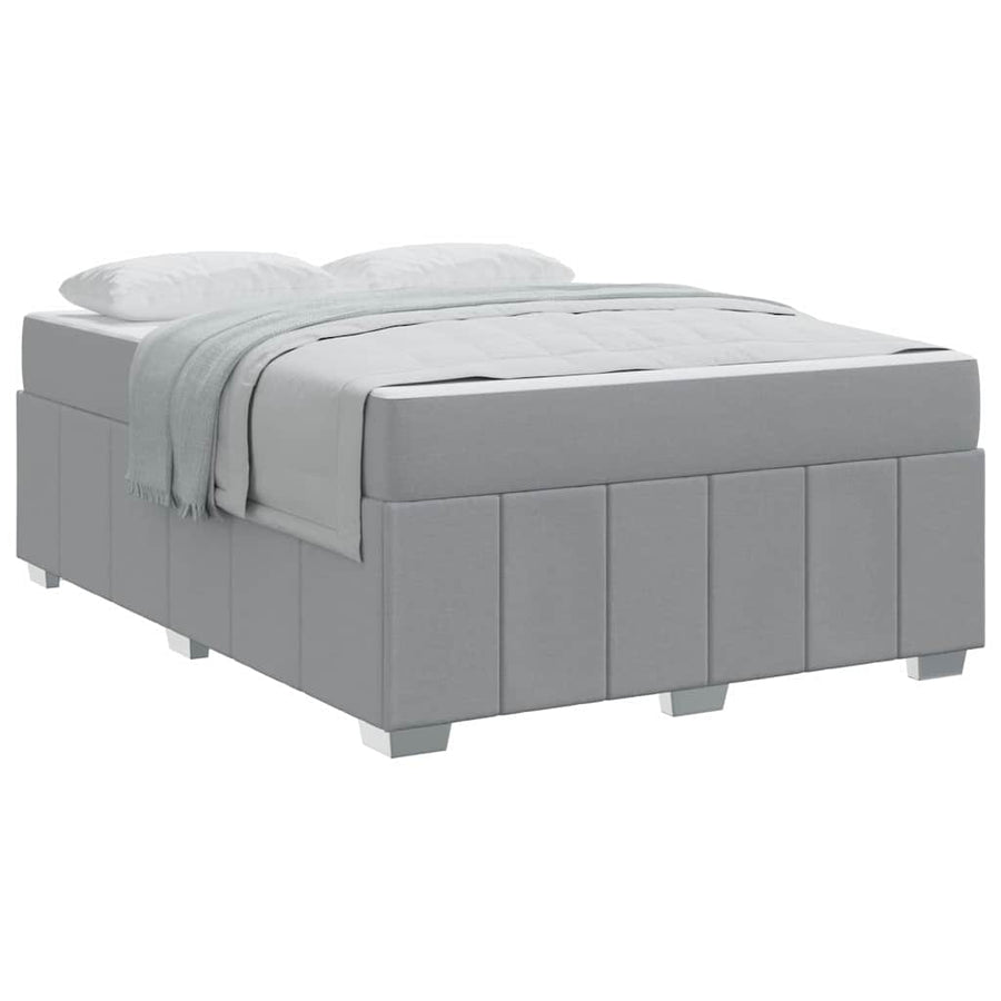 Bedframe Lichtgrijs 140 x 200 cm Stof