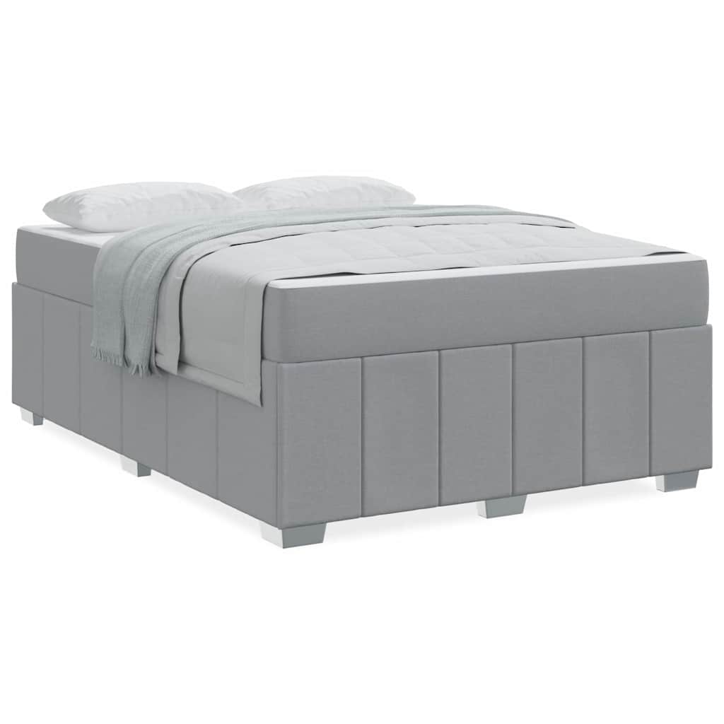 Bedframe Lichtgrijs 140 x 200 cm Stof