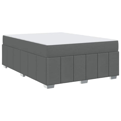 Bedframe Donkergrijs 140 x 200 cm Stof