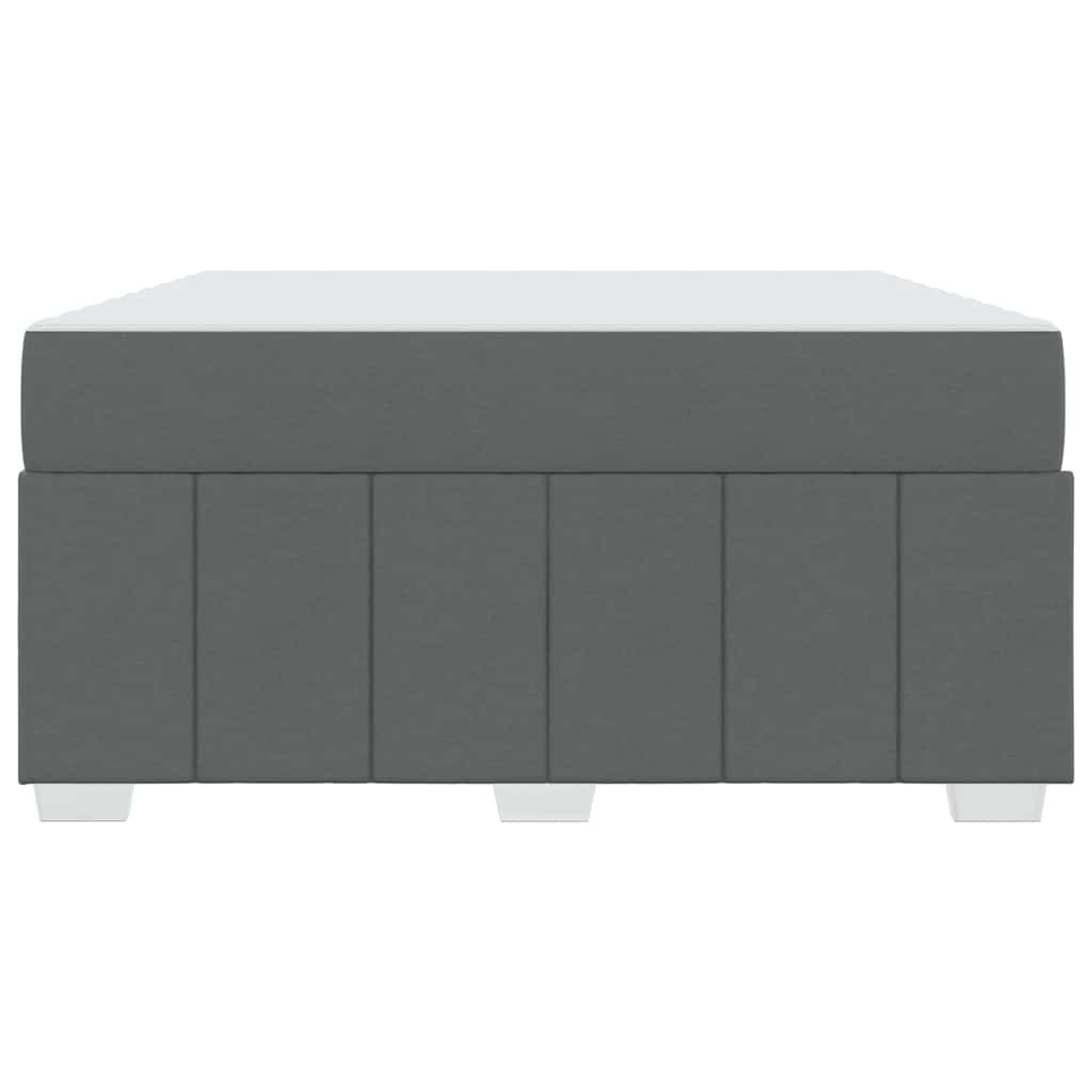 Bedframe Donkergrijs 140 x 200 cm Stof