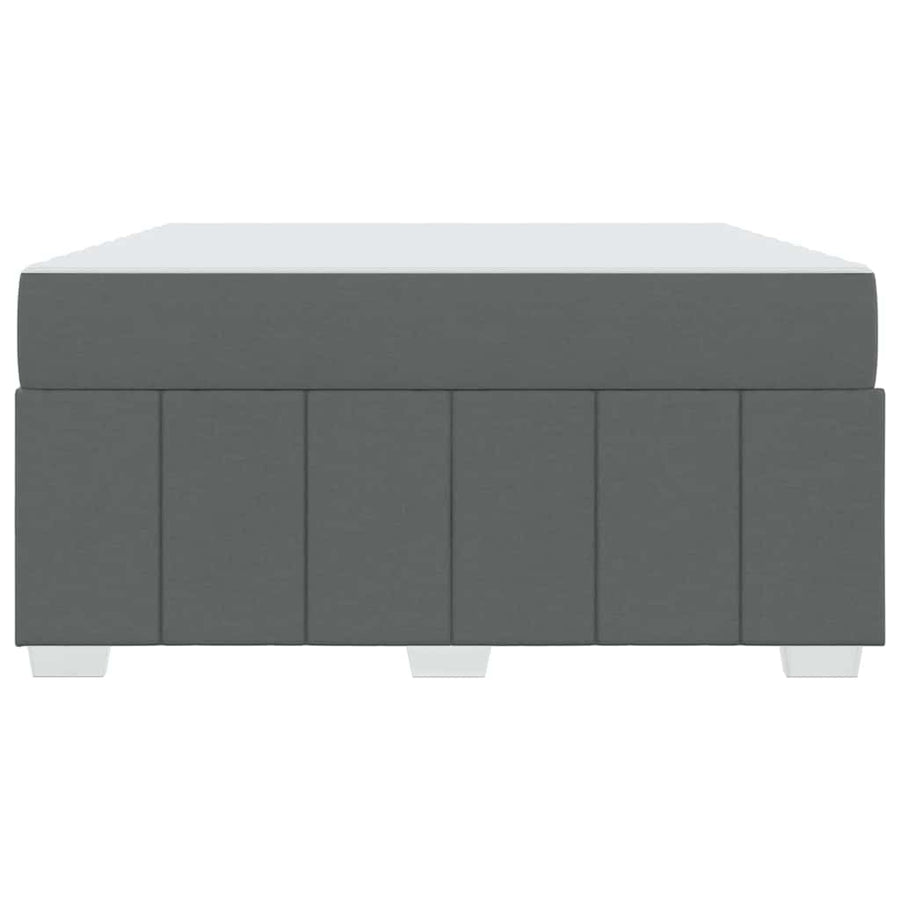 Bedframe Donkergrijs 140 x 200 cm Stof