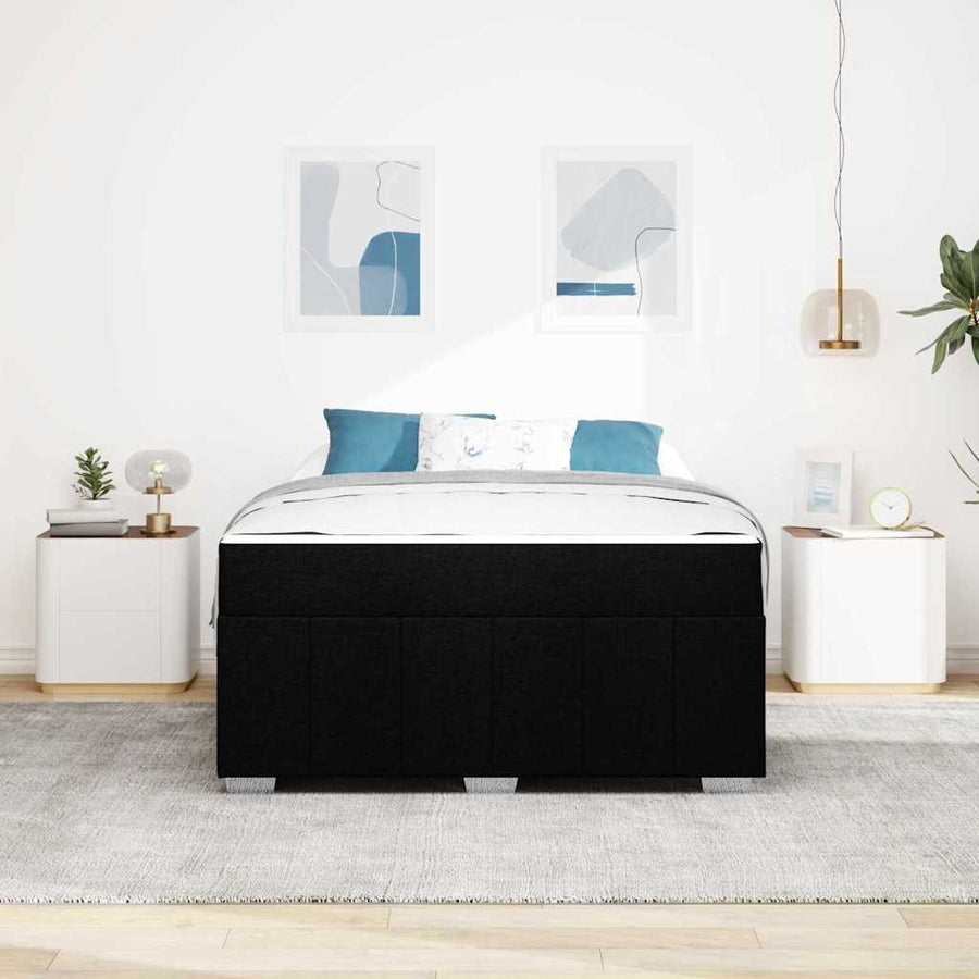 Bedframe Zwart 140 x 200 cm Stof