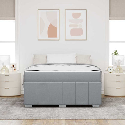 Bedframe Lichtgrijs 160 x 200 cm Stof