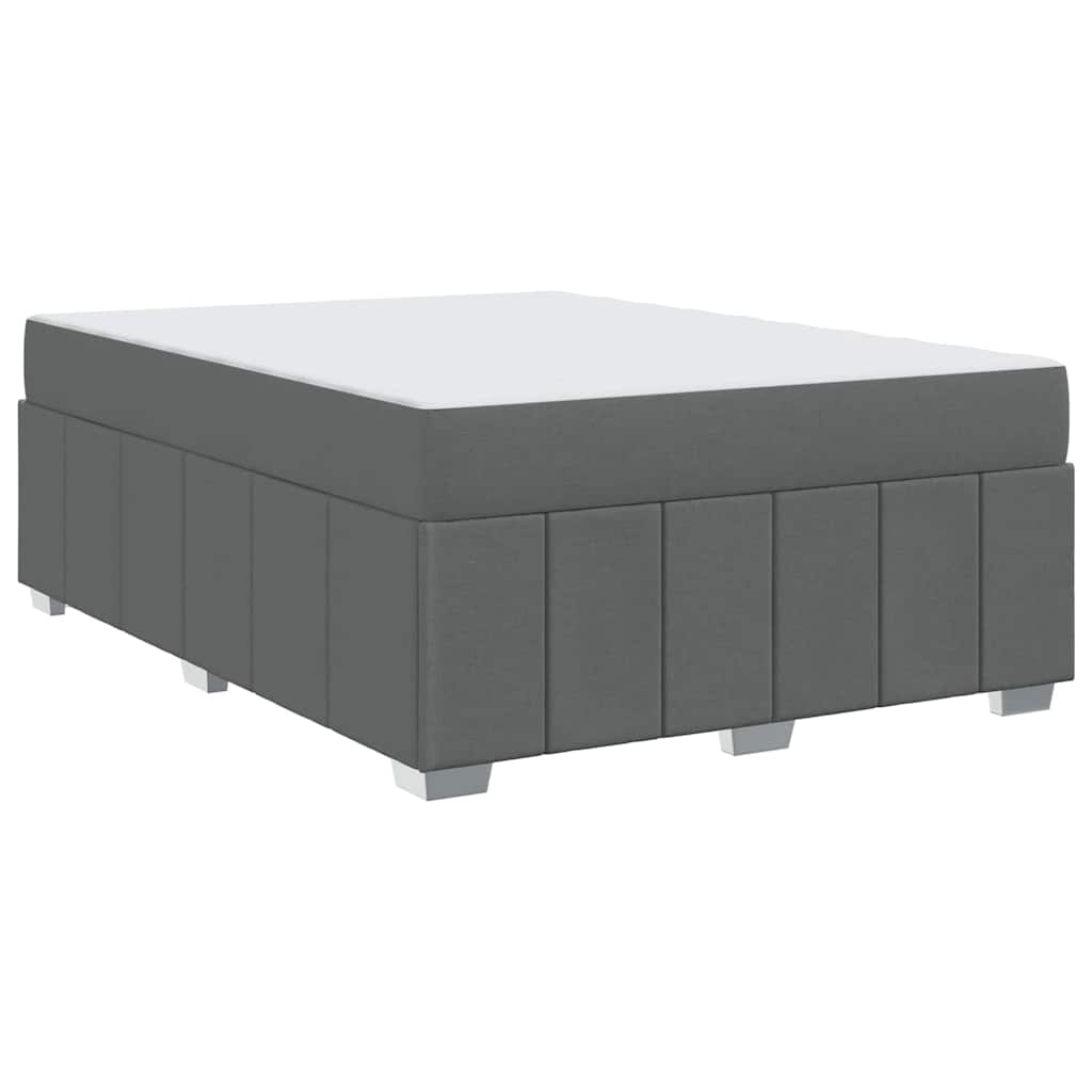 Bedframe Donkergrijs 160 x 200 cm Stof