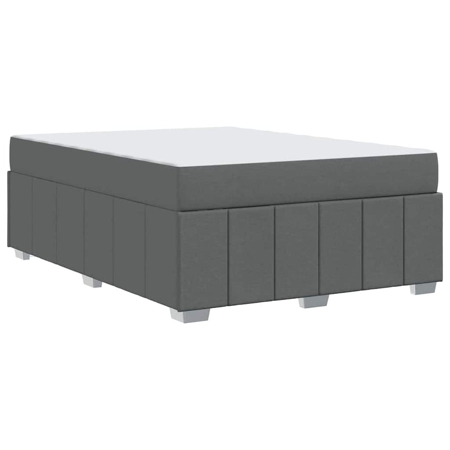 Bedframe Donkergrijs 160 x 200 cm Stof