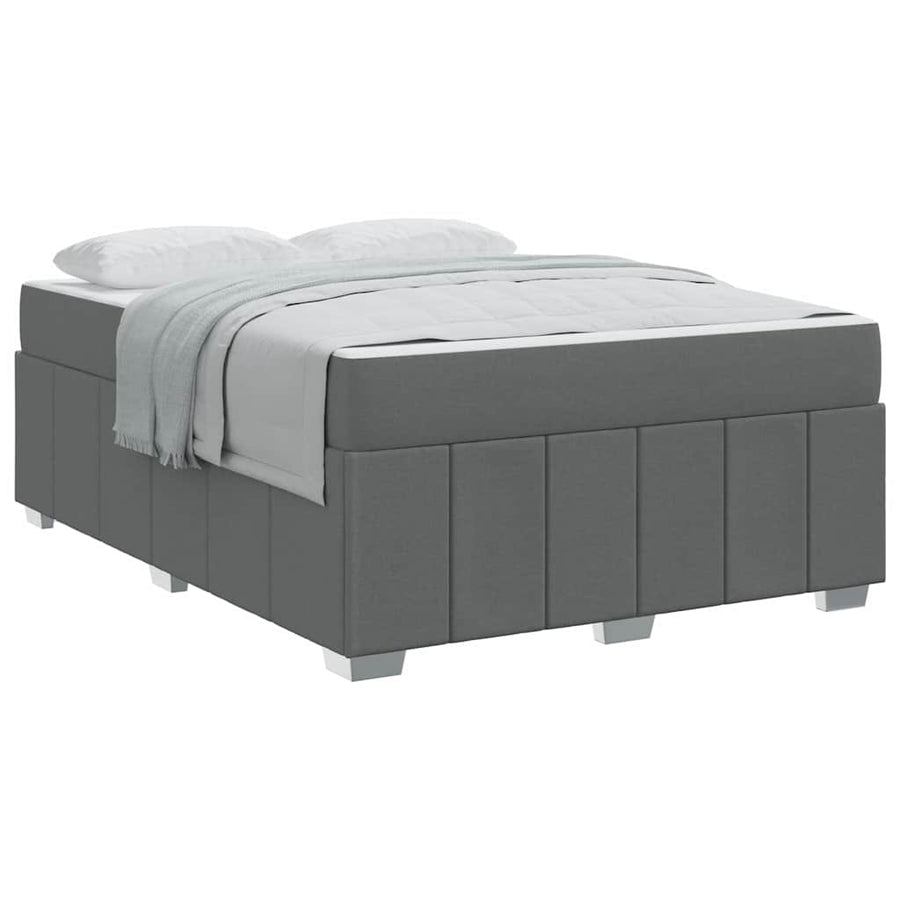 Bedframe Donkergrijs 160 x 200 cm Stof