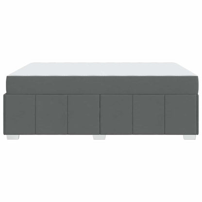 Bedframe Donkergrijs 160 x 200 cm Stof