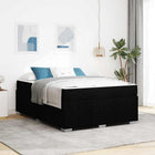 Bedframe 160x200 cm stof zwart