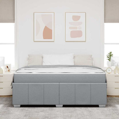 Bedframe Lichtgrijs 180 x 200 cm Stof