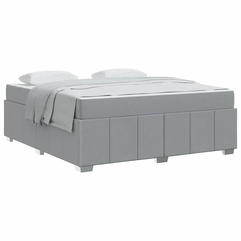 Bedframe Lichtgrijs 180 x 200 cm Stof
