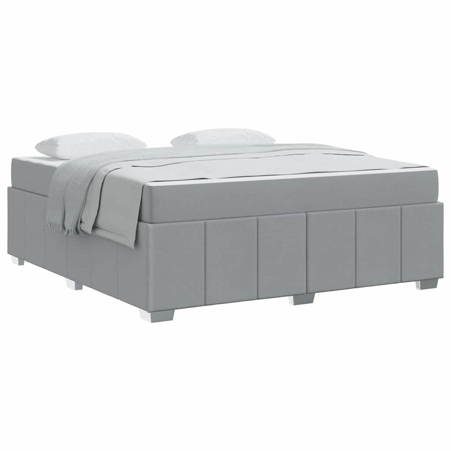 Bedframe Lichtgrijs 180 x 200 cm Stof