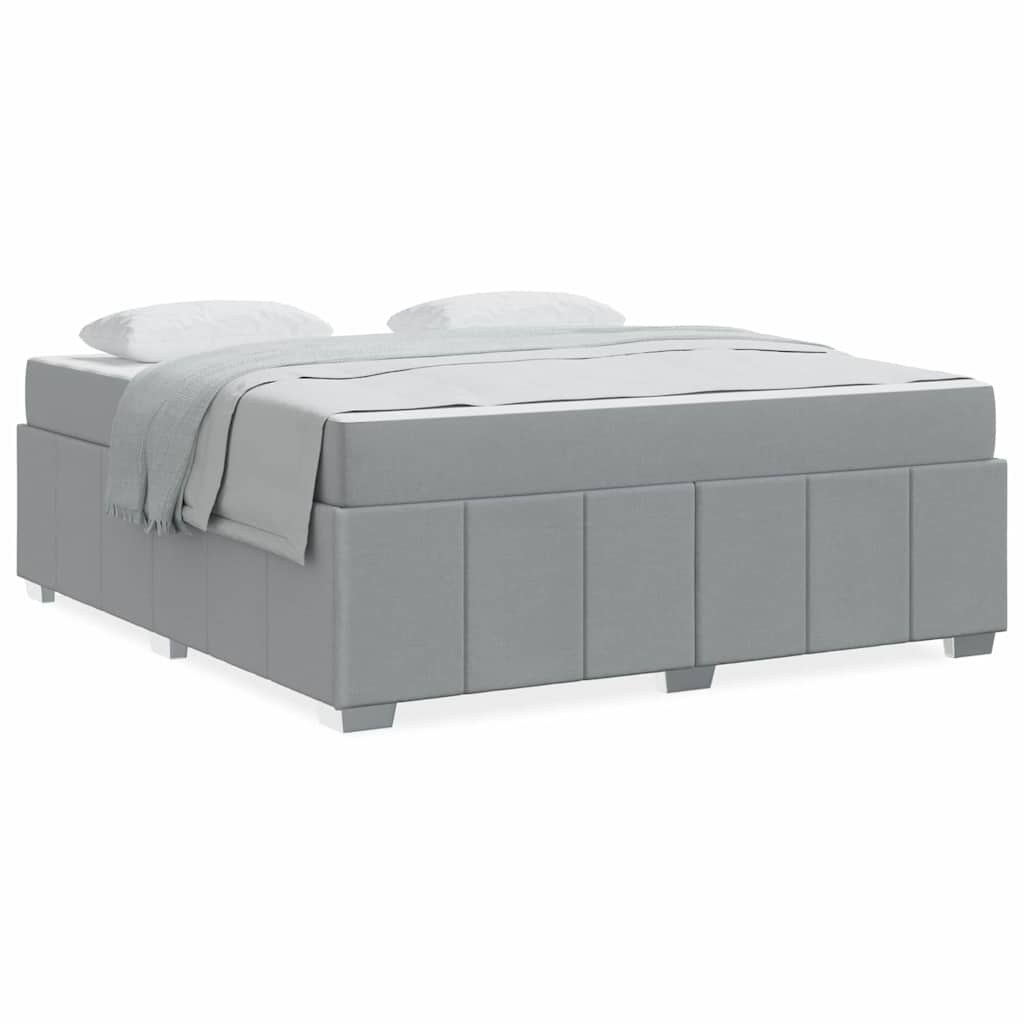 Bedframe Lichtgrijs 180 x 200 cm Stof