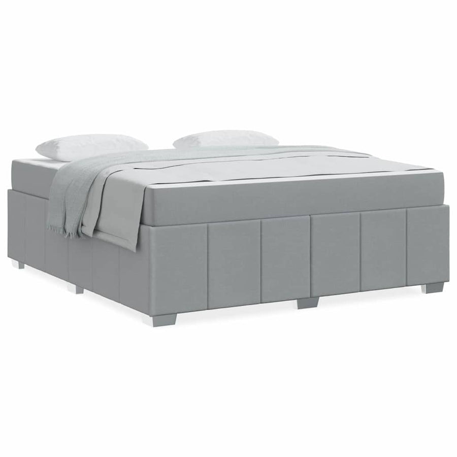 Bedframe Lichtgrijs 180 x 200 cm Stof