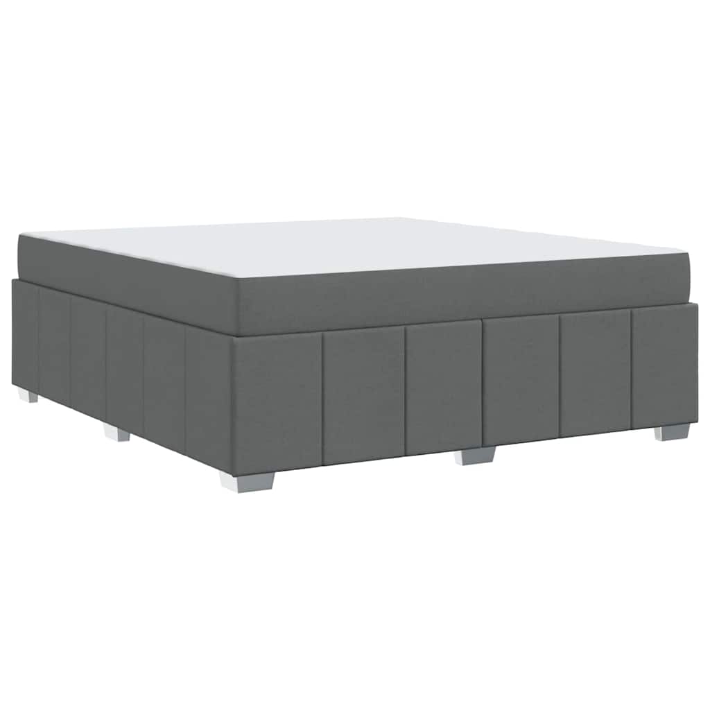 Bedframe Donkergrijs 180 x 200 cm Stof