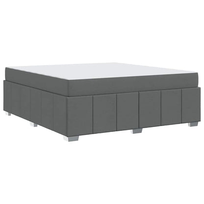 Bedframe Donkergrijs 180 x 200 cm Stof