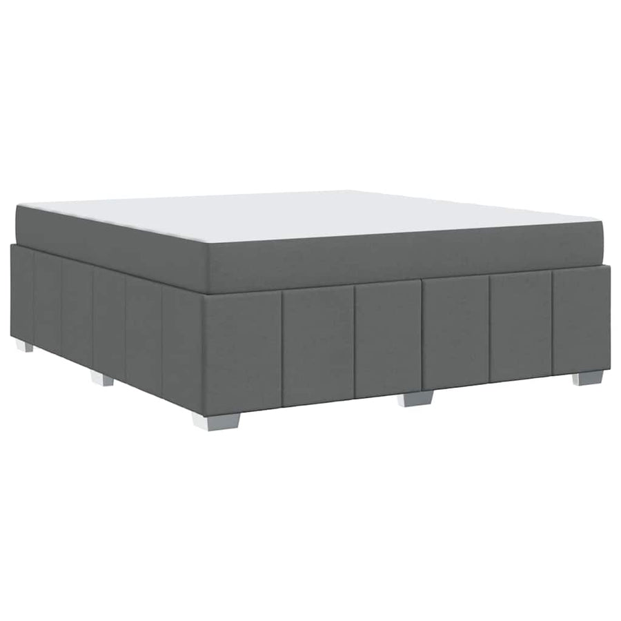 Bedframe Donkergrijs 180 x 200 cm Stof