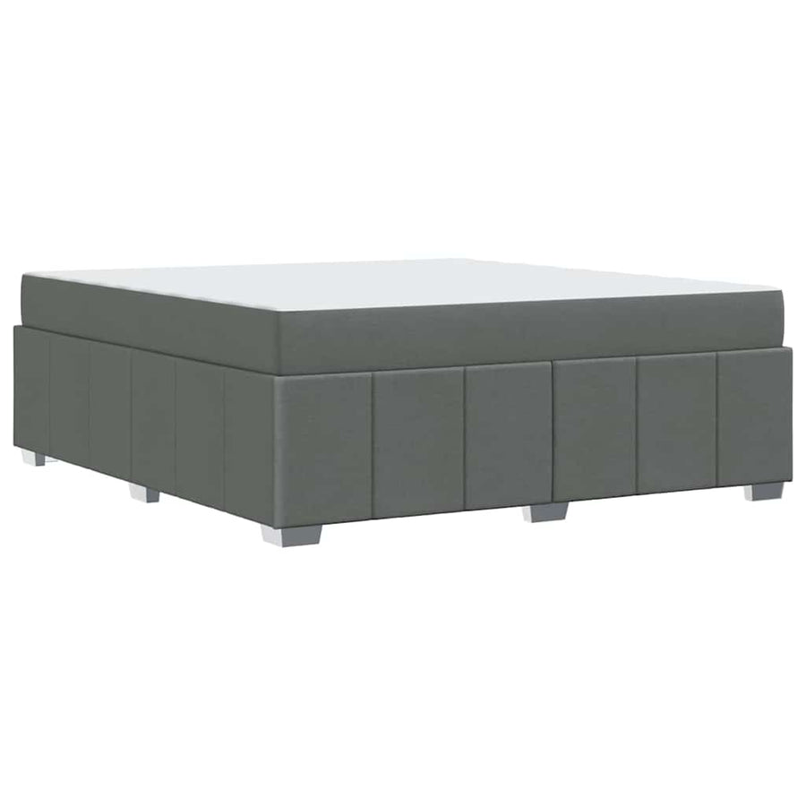 Bedframe Donkergrijs 180 x 200 cm Stof