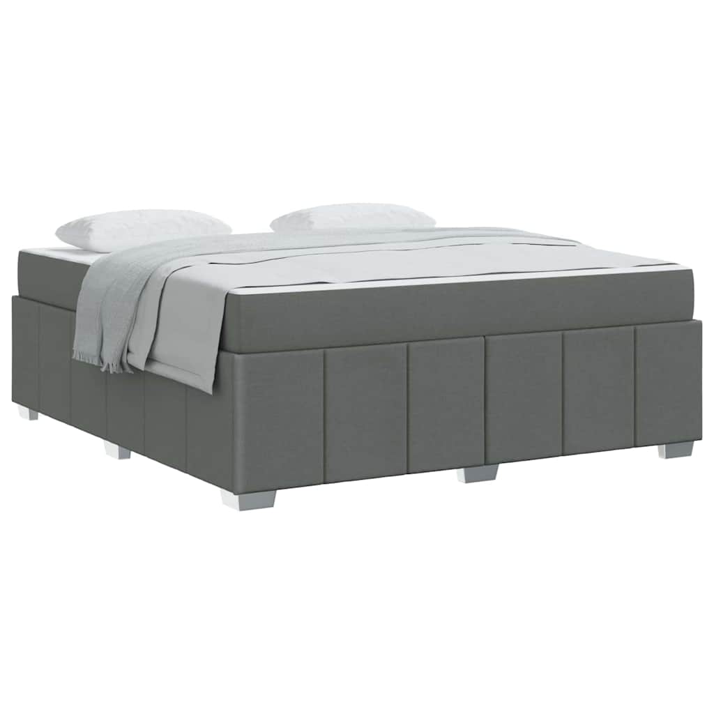 Bedframe Donkergrijs 180 x 200 cm Stof