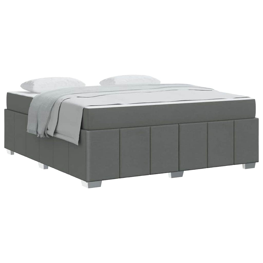 Bedframe Donkergrijs 180 x 200 cm Stof