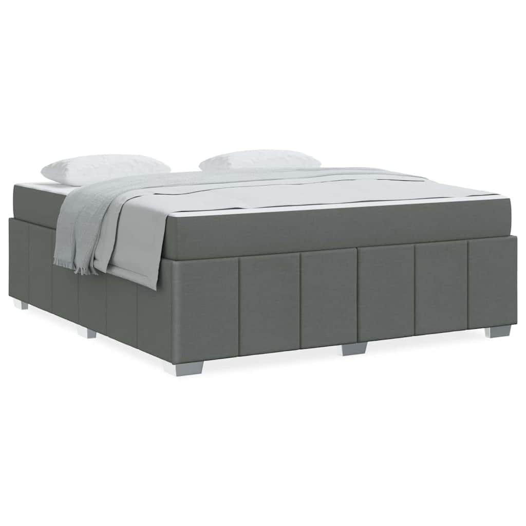Bedframe Donkergrijs 180 x 200 cm Stof