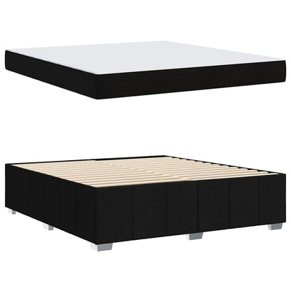 Bedframe Zwart 180 x 200 cm Stof