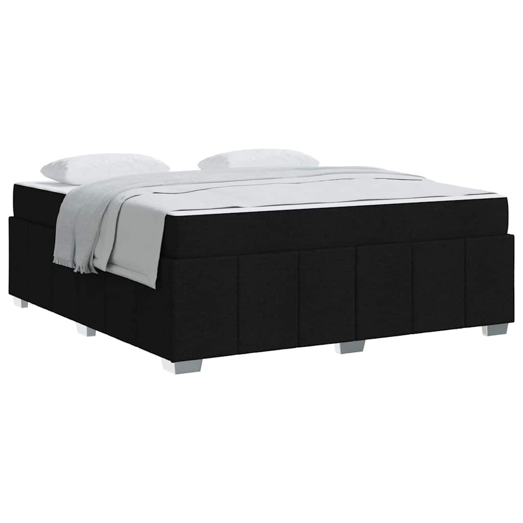 Bedframe Zwart 180 x 200 cm Stof