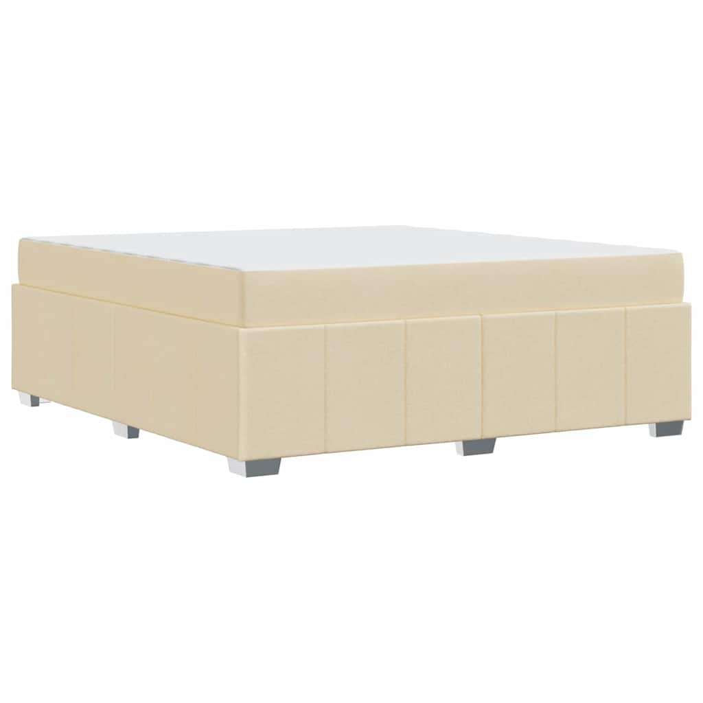 Bedframe Crème 180 x 200 cm Stof