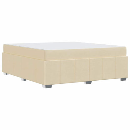 Bedframe Crème 180 x 200 cm Stof