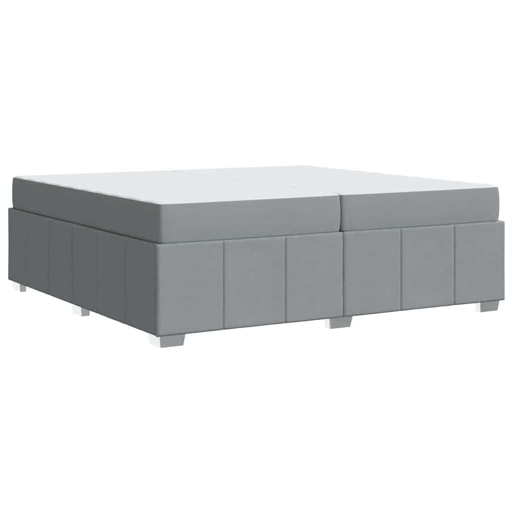 Bedframe Lichtgrijs 200 x 200 cm Stof