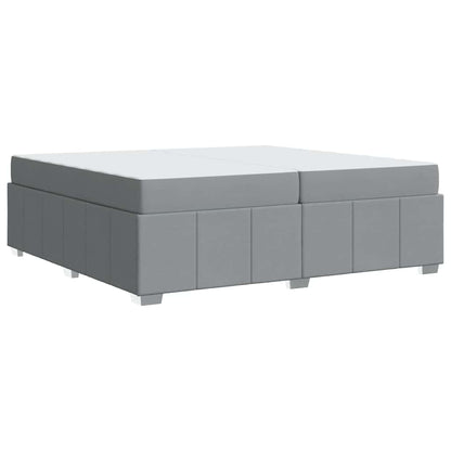 Bedframe Lichtgrijs 200 x 200 cm Stof