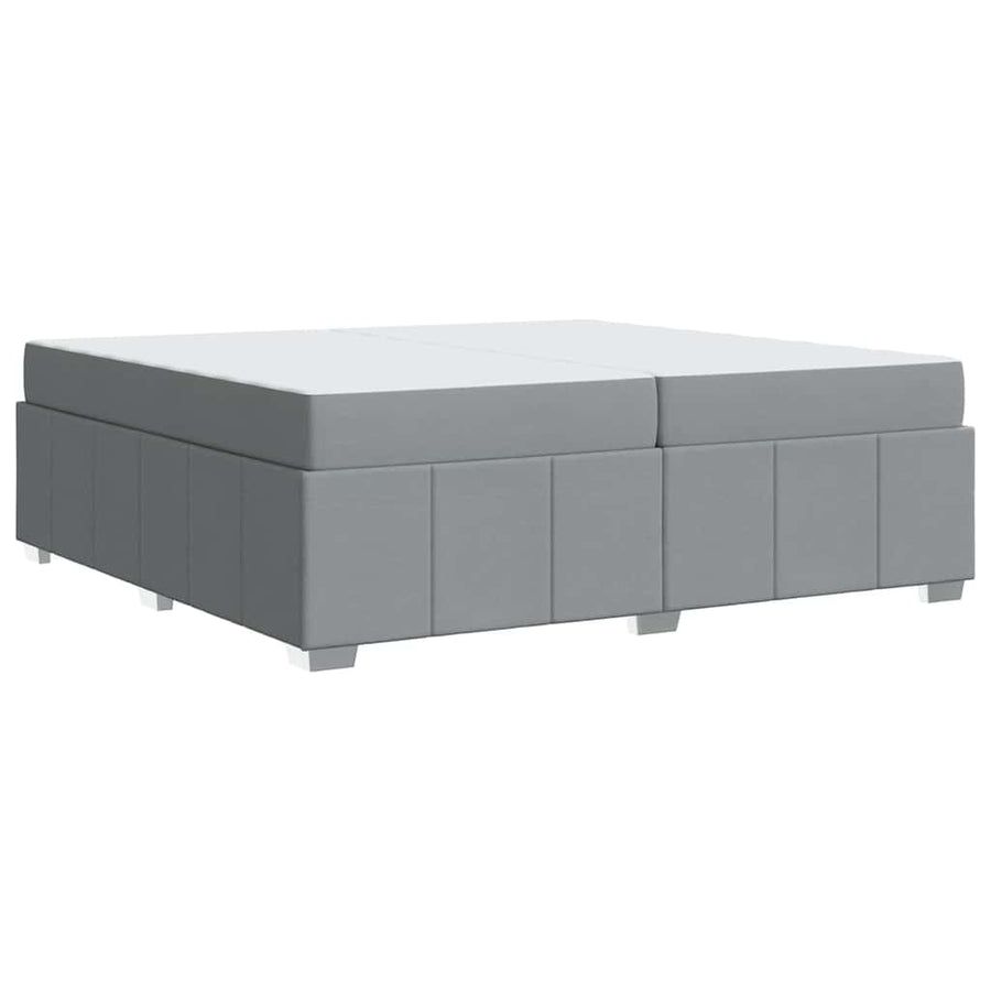 Bedframe Lichtgrijs 200 x 200 cm Stof