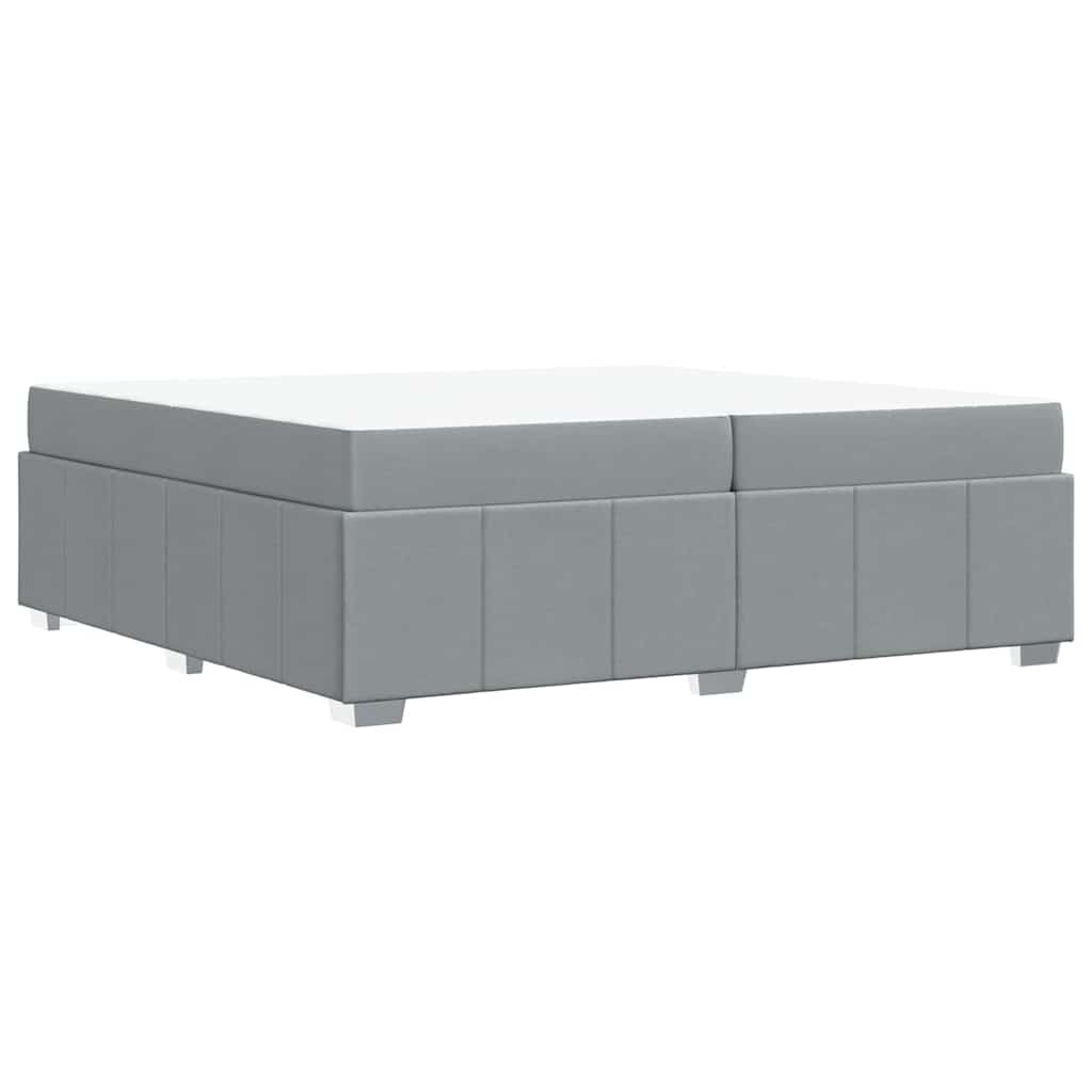 Bedframe Lichtgrijs 200 x 200 cm Stof