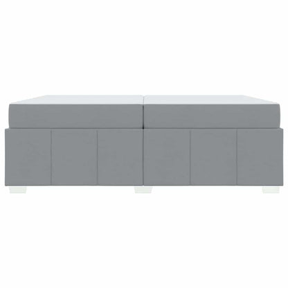 Bedframe Lichtgrijs 200 x 200 cm Stof