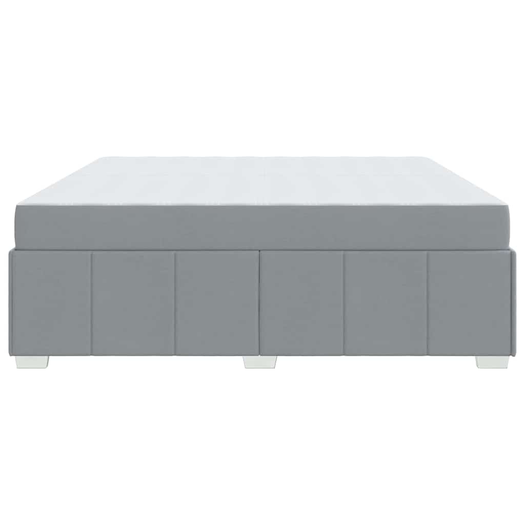 Bedframe Lichtgrijs 200 x 200 cm Stof