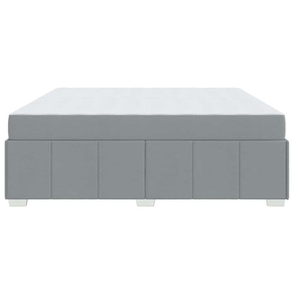 Bedframe Lichtgrijs 200 x 200 cm Stof