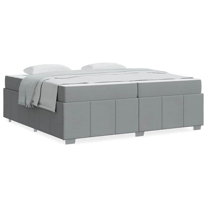Bedframe Lichtgrijs 200 x 200 cm Stof